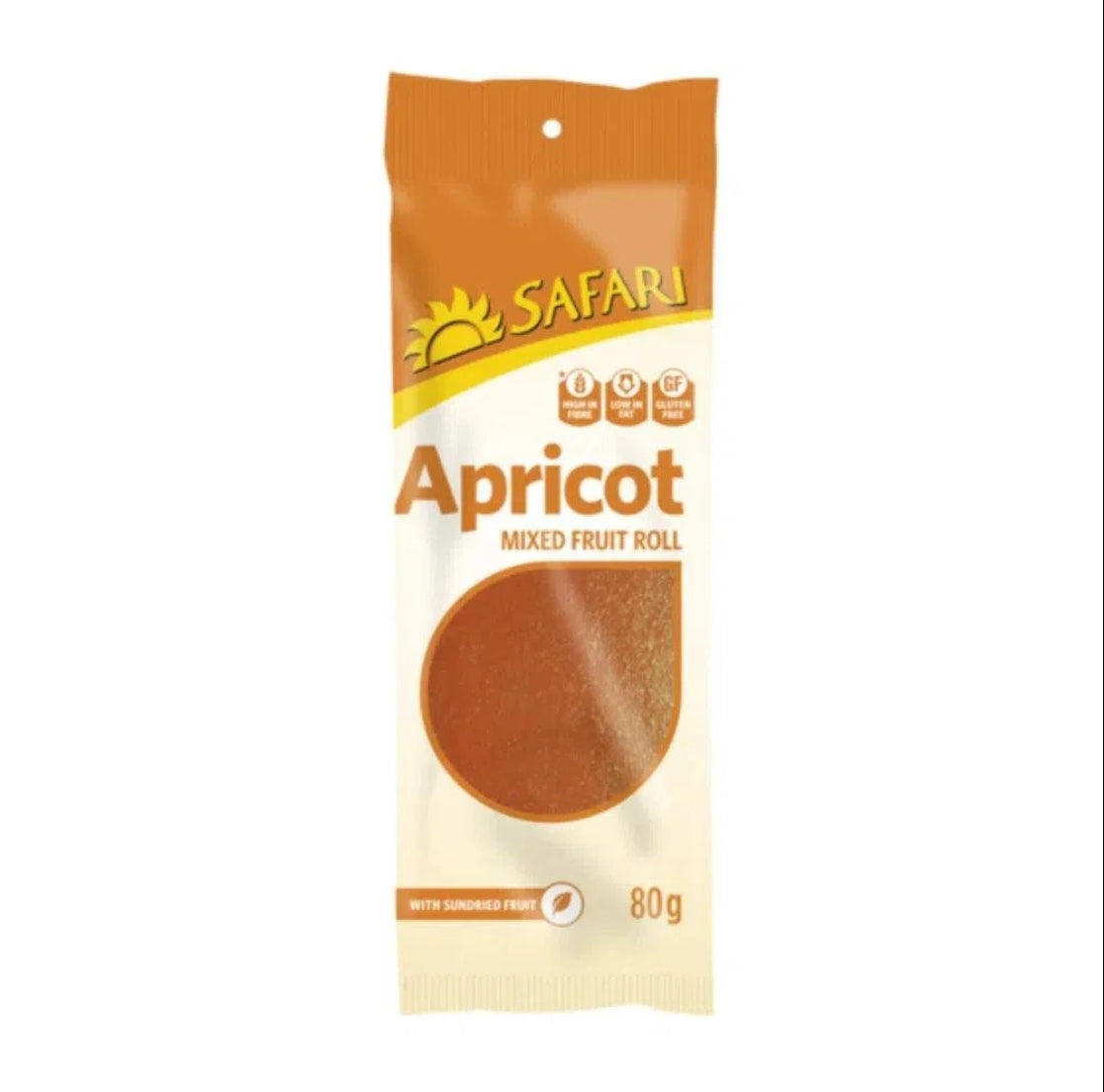 Safari Fruit Roll - Apricot 80g