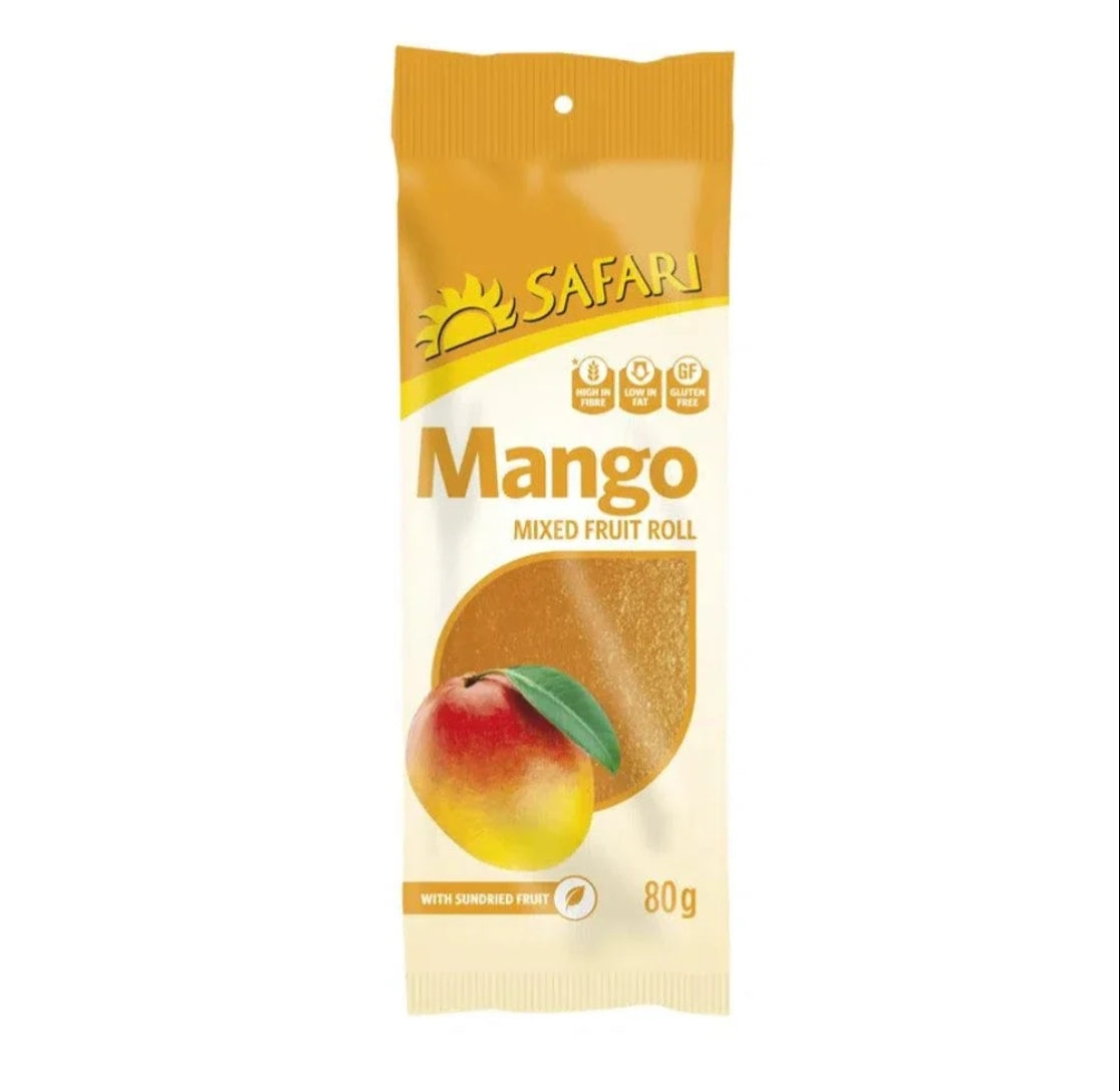 Safari Fruit Roll - Mango 80g