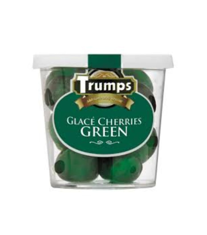 Trumps Baking Glace Cherrie - Green 75g