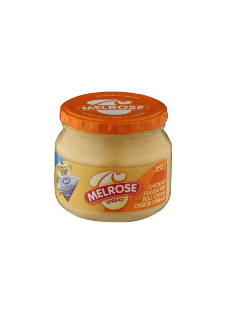 Melrose Cheese Spread - Cheddar 250g Jar (BB 27/02/26)