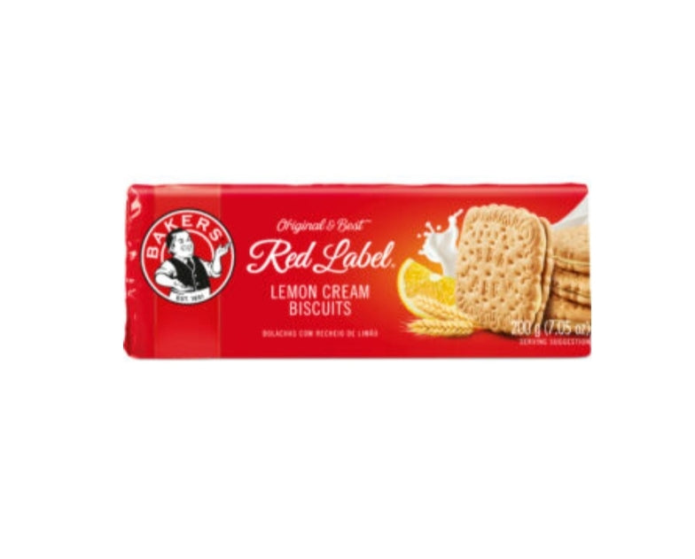 Bakers Lemon Creams 200g