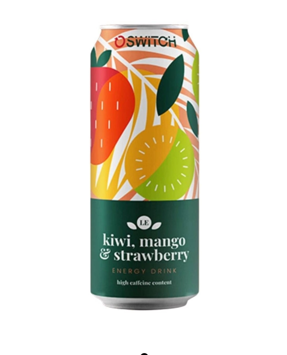 Switch Kiwi, Mango & Strawberry 500ml