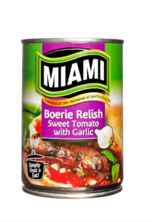 Miami Boerie Relish - Garlic 450g