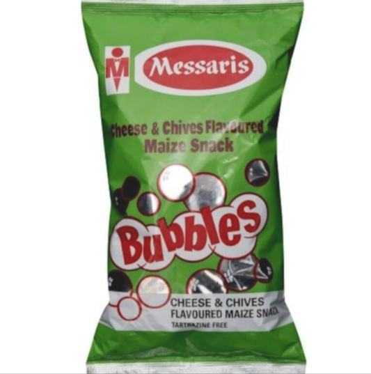 Messaris Bubbles - Cheese & Chives 100g