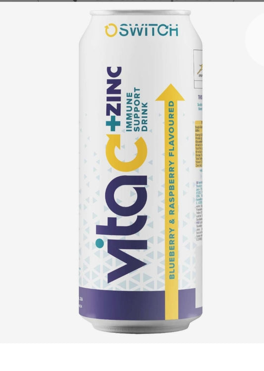 Switch Vita C Blueberry & Raspberry 500ml