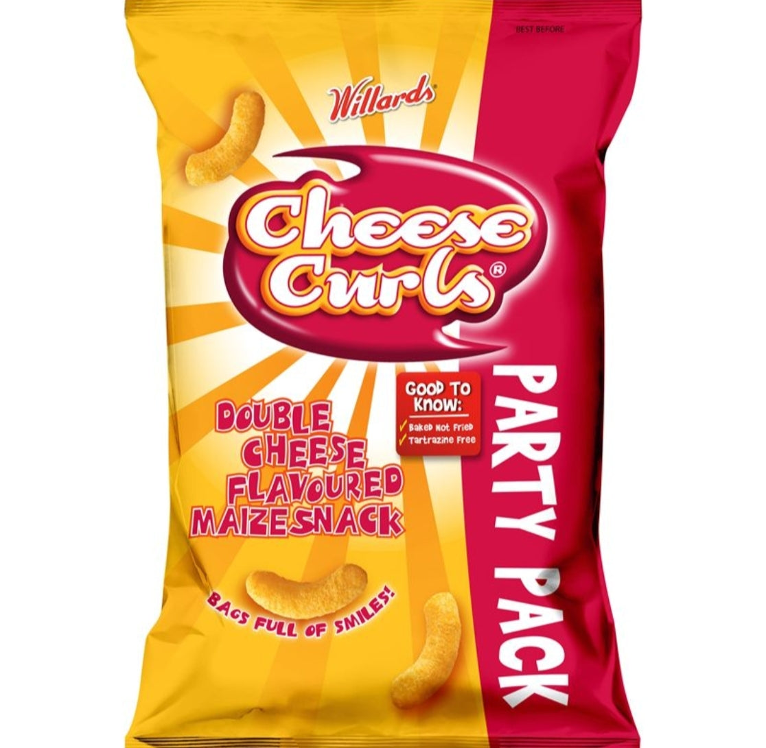 Willards Cheese Curls 150g