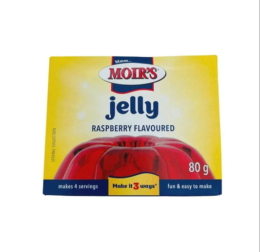 Moirs Jelly Raspberry 80g