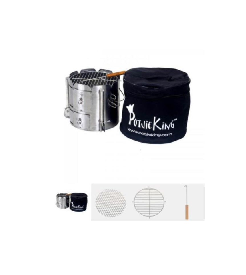 Potjie King Portable Outdoor Cooking Solution & Ca