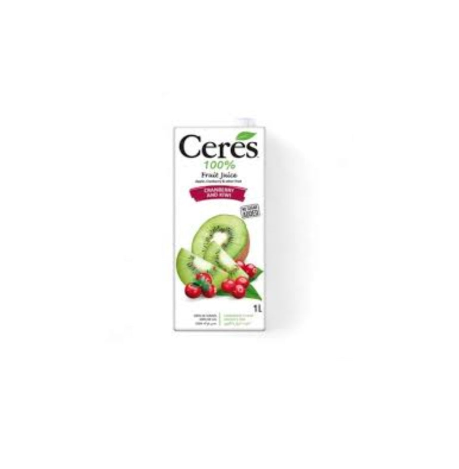 Ceres Cranberry & Kiwi Juice 1L