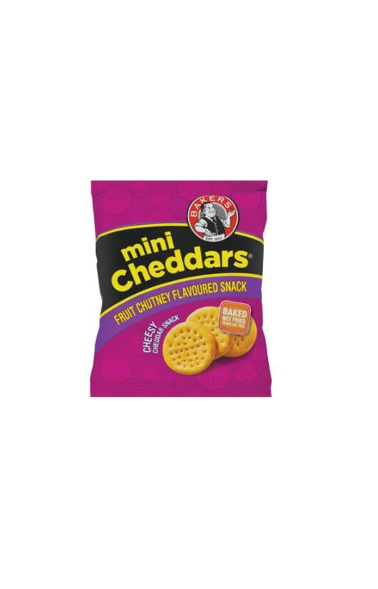 Bakers Mini Cheddars - Fruit Chutney 33g
