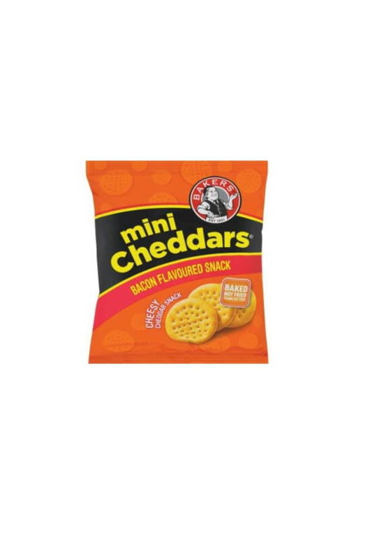 Bakers Mini Cheddars - Bacon 33g