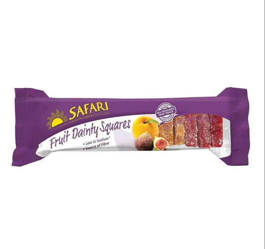 Safari Fruit Dainties Squares 250g