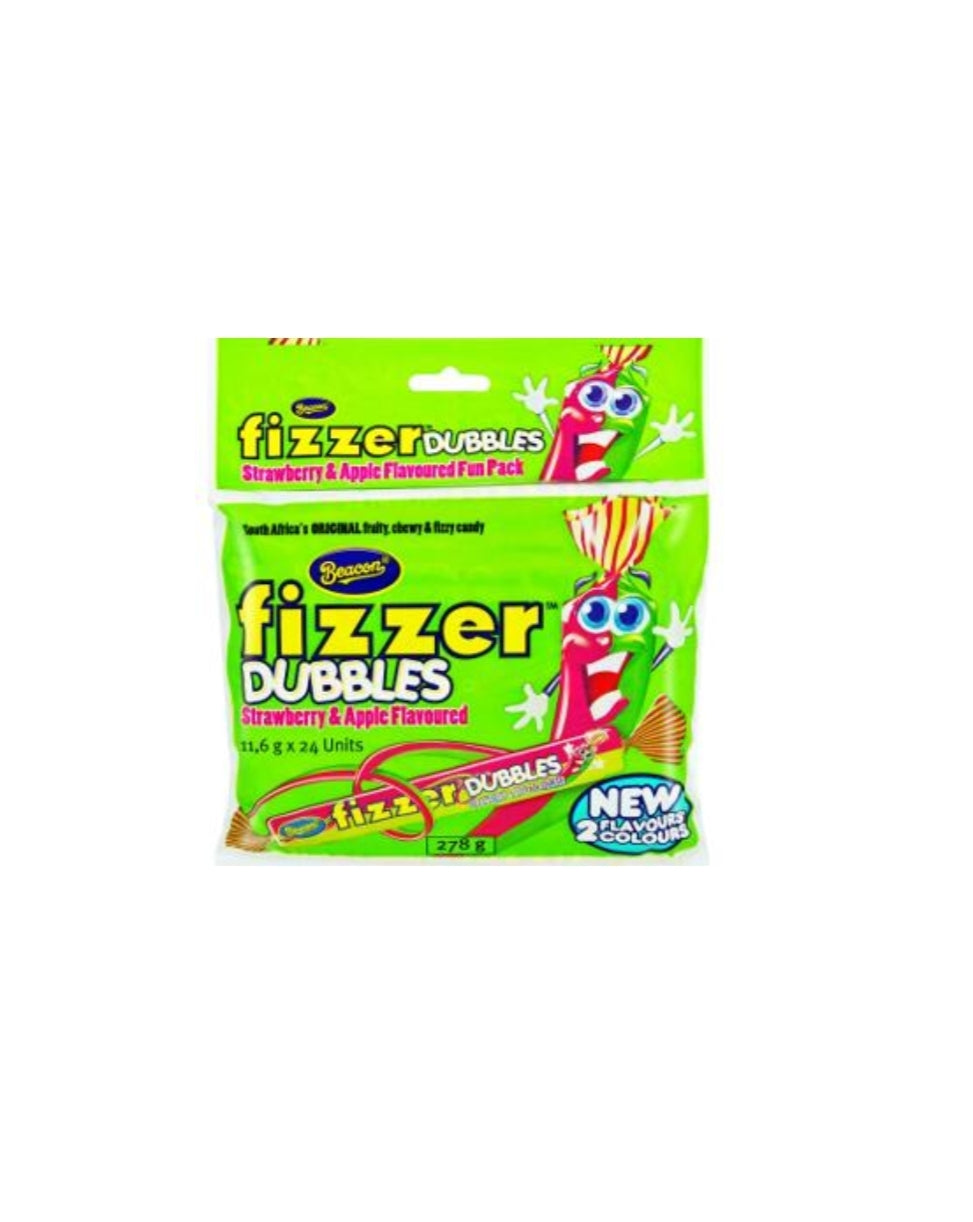 Fizzers Dubbles Strawberry & Apple 24s