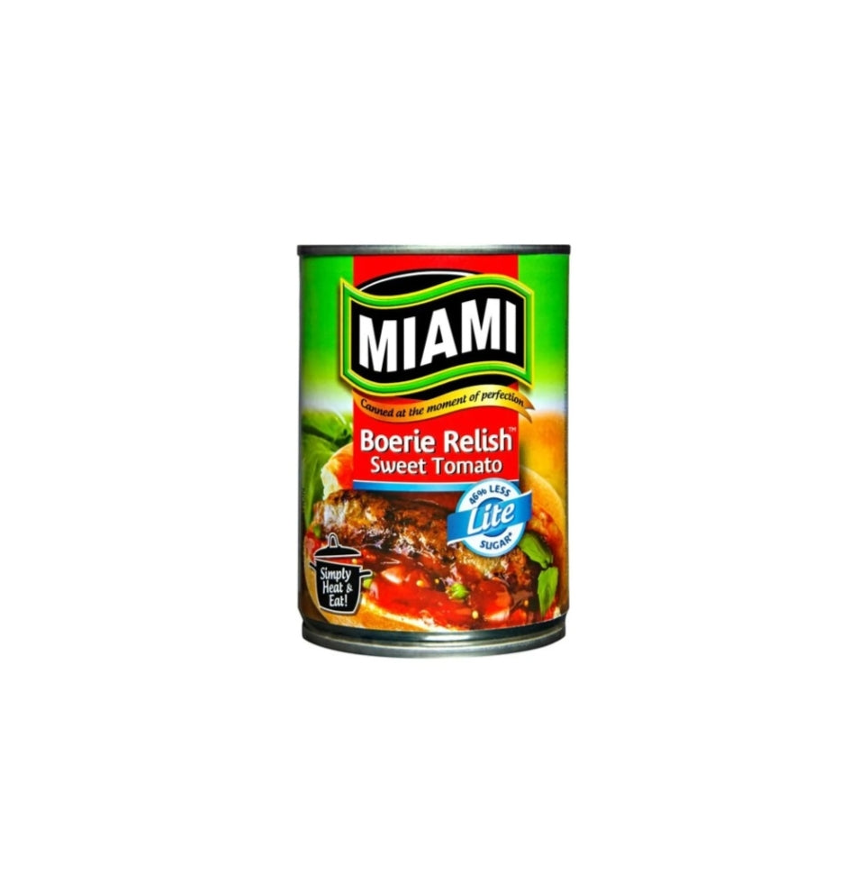 Miami Boerie Relish Lite 450g