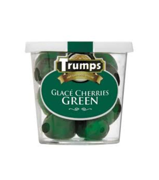 Trumps Baking Glace Cherrie - Green 75g