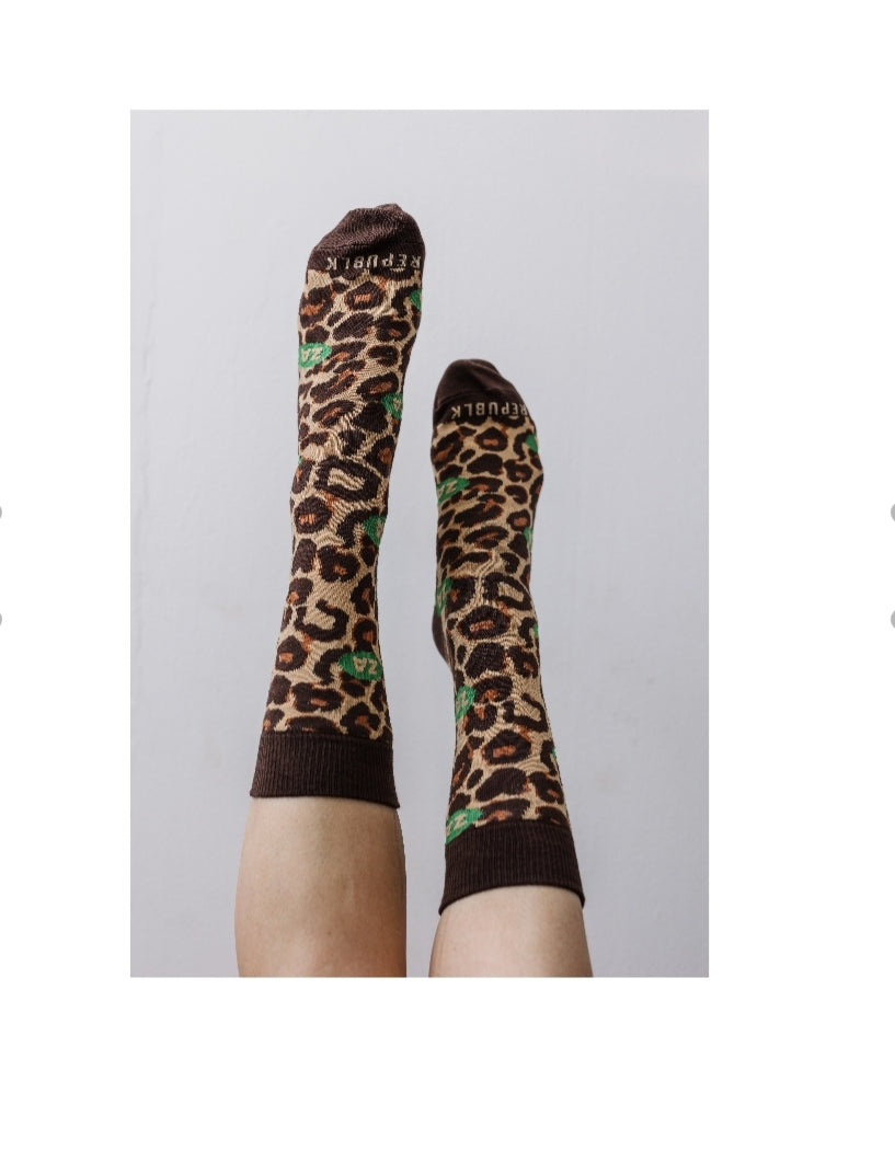 Funky Socks - Leopard