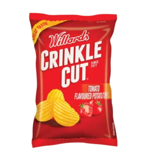Willards Crinckle Cut - Tomato Chips 120g